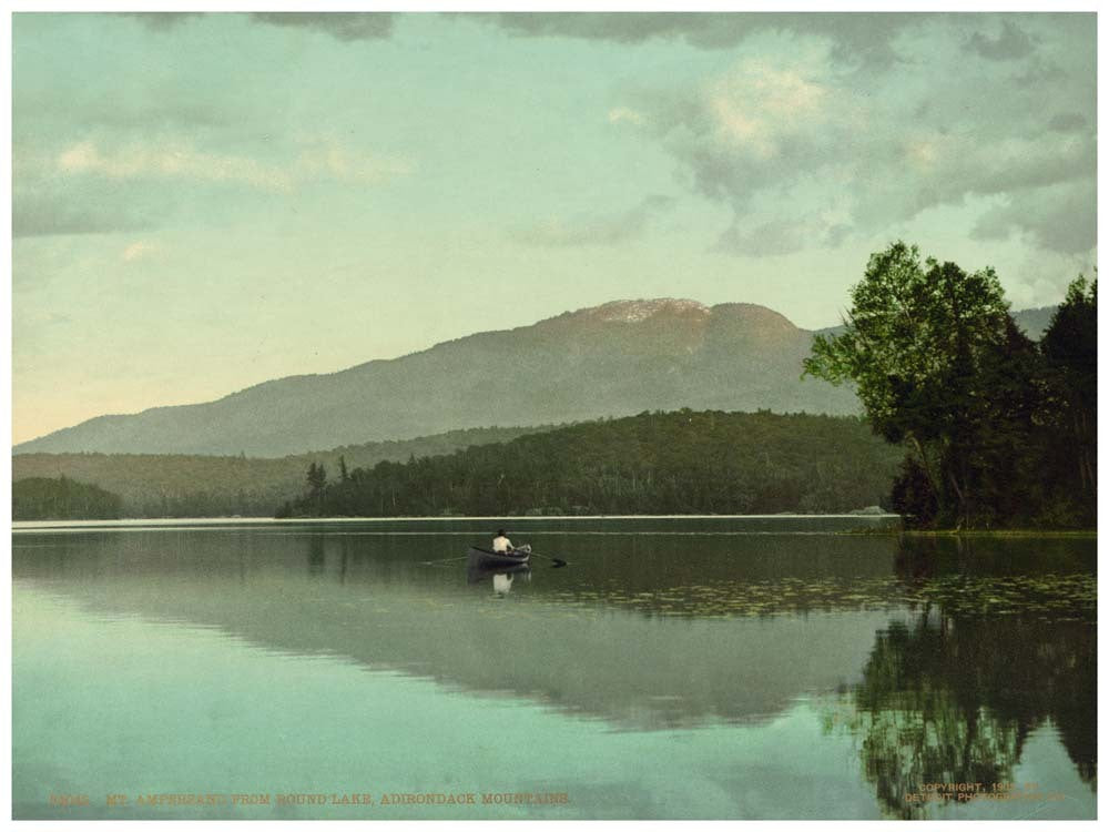 Mt. Ampersand from Round Lake, Adirondack Mountains 0400-2518