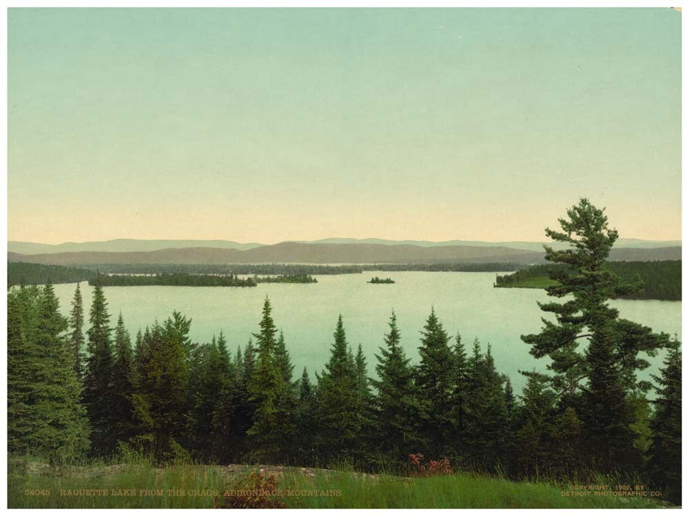 Raquette Lake from the Crags, Adirondack Mountains 0400-2521