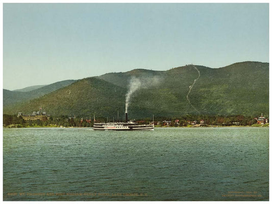 Mt. Prospect and Fort William Henry Hotel, Lake George, N.Y. 0400-2563