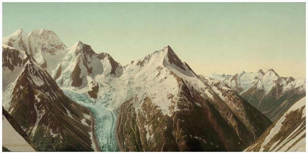 Mt. Fox and Mt. Dawson from Asulkan Pass, Selkirk Mountains 0400-2577