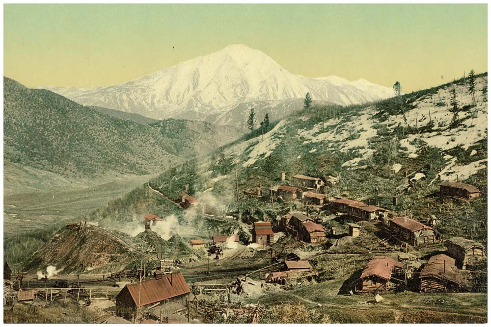 Colorado. Mt. Sopris from Spring Gulch Mine 0400-2645