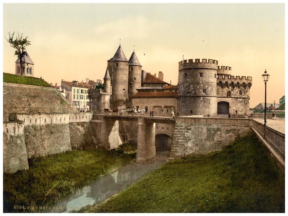 German Gate, Metz, Alsace Lorraine, Germany 0400-2869