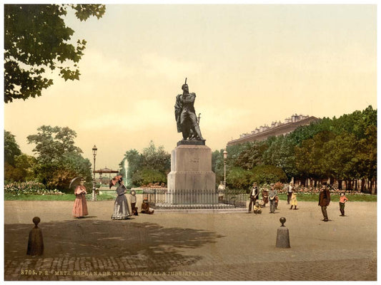 Ney's Memorial, Esplanade, Metz, Alsace Lorraine, Germany 0400-2870