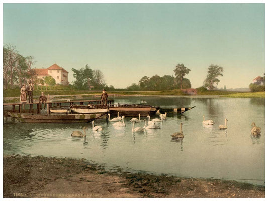 Lake of Worlitz, Eichenkranz and Gondelplatz, Anhalt, Germany 0400-2886