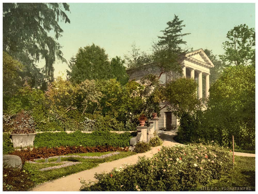 Flora Temple, park of Worlitz, Anhalt, Germany 0400-2890