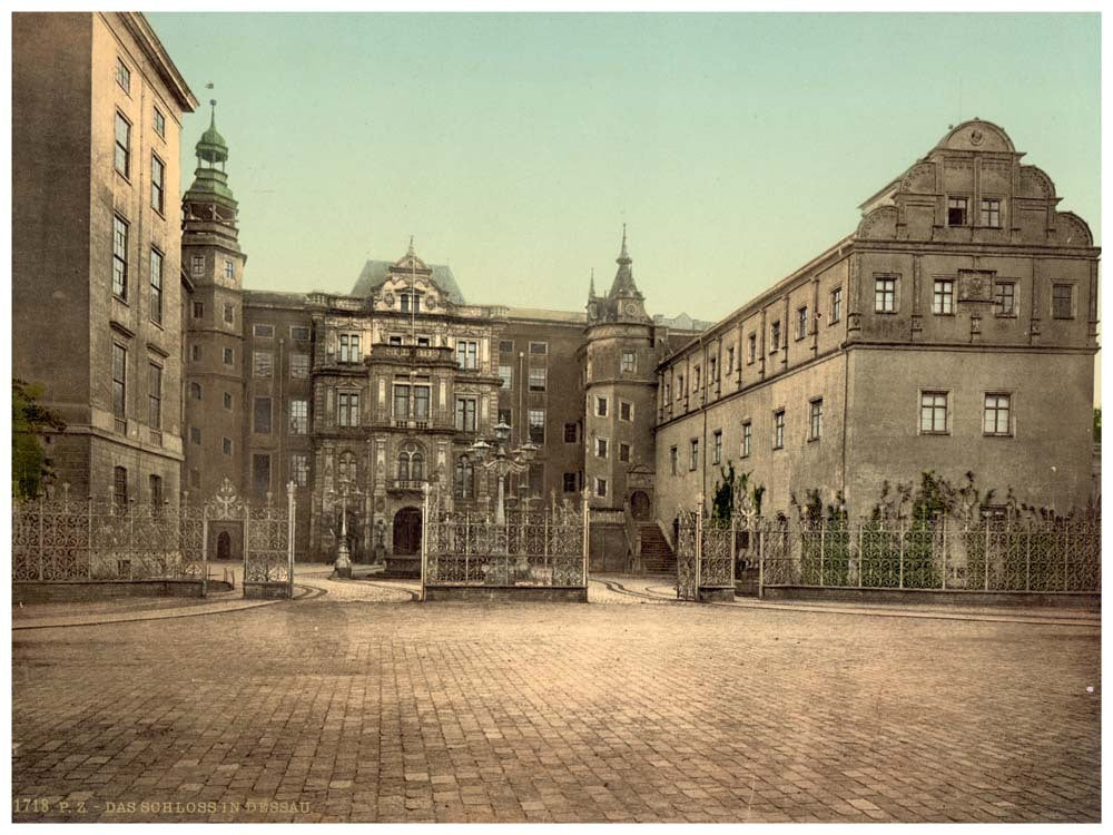 The Castle of Dessau, Anhalt, Germany 0400-2900