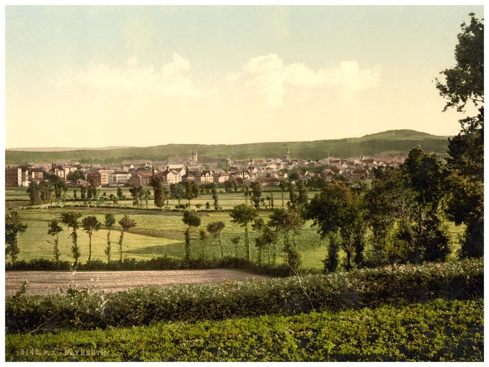 Bayreuth, general view, Bavaria, Germany 0400-2924