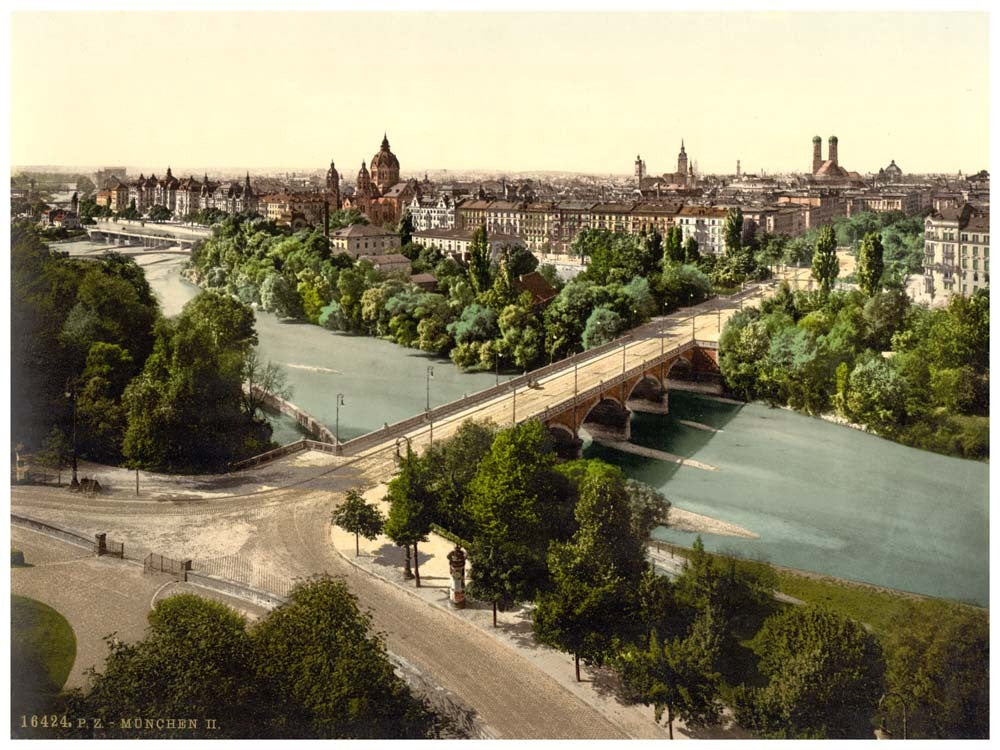 Munich from the Maximilianeum, Bavaria, Germany 0400-2928