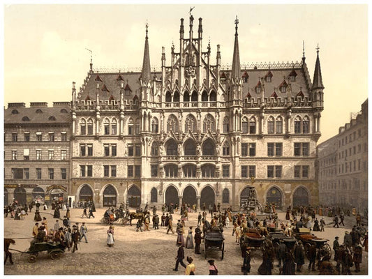 New City Hall, Munich, Bavaria, Germany 0400-2930