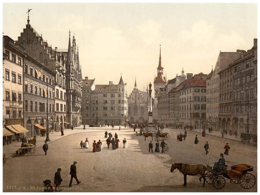 Marienplatz, Munich, Bavaria, Germany 0400-2943