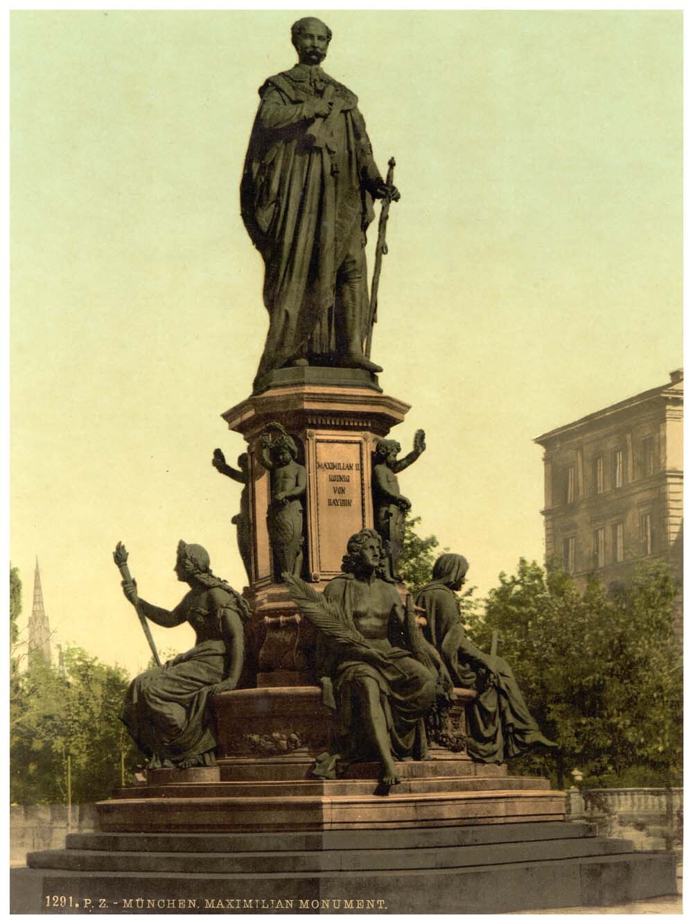 Statue of King Maximilian II of Bavaria, Munich, Bavaria, Germany 0400-2951