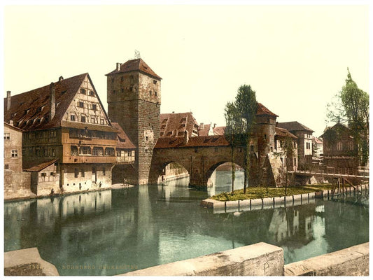 Hangman Bridge, Nuremberg, Bavaria, Germany 0400-2960