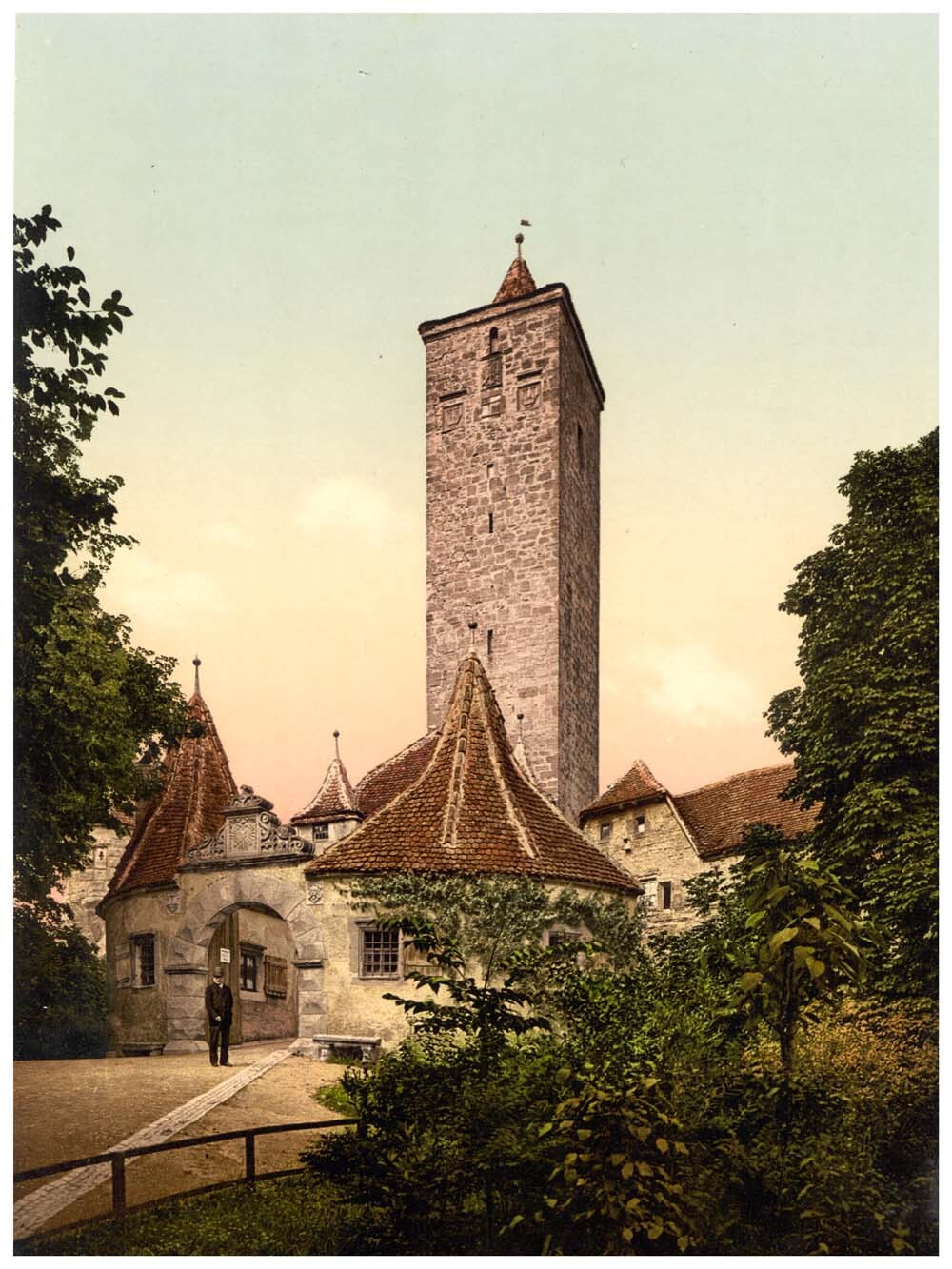 Burgthor (i.e. Burgtor), Rothenburg (i.e. ob der Tauber), Bavaria, Germany 0400-2976