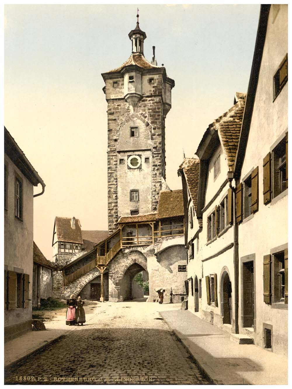 Bell tower (klingen Tor), Rothenburg (i.e. ob der Tauber), Bavaria, Germany 0400-2978