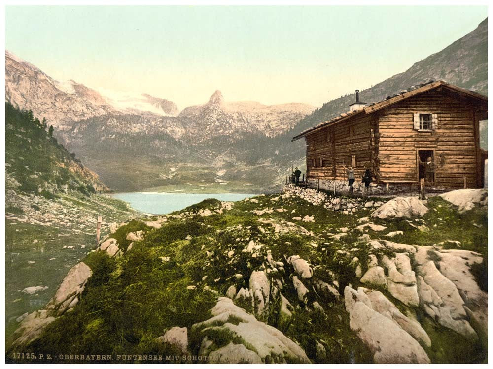 Funtensee with Schottmalhorn, Upper Bavaria, Germany 0400-3005