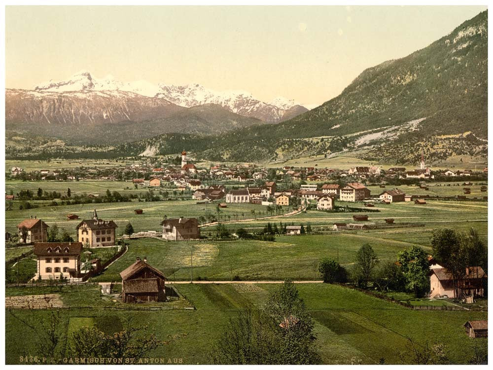 Garmisch, general view, Upper Bavaria, Germany 0400-3006