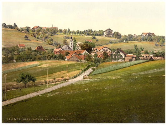 Kohlgrub Bad (i.e. Bad Kohlgrub), Upper Bavaria, Germany 0400-3024