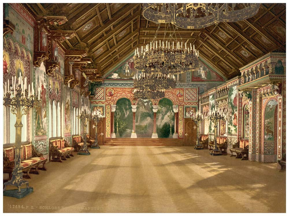 Music room, Neuschwanstein Castle, Upper Bavaria, Germany 0400-3306