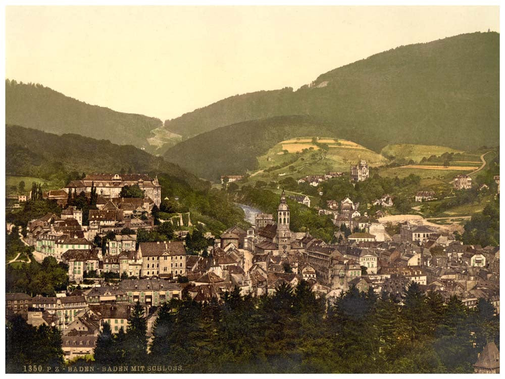 Baden-Baden, general view, Baden, Germany 0400-3360