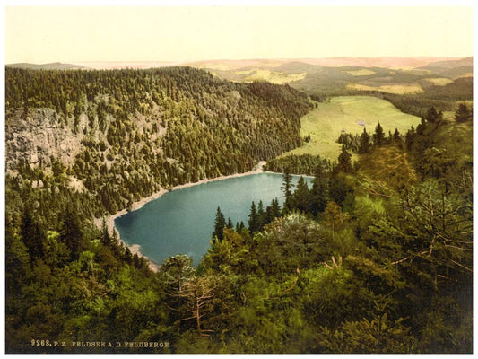 Feldsee and Feldberger Hotel, Black Forest, Baden, Germany 0400-3377