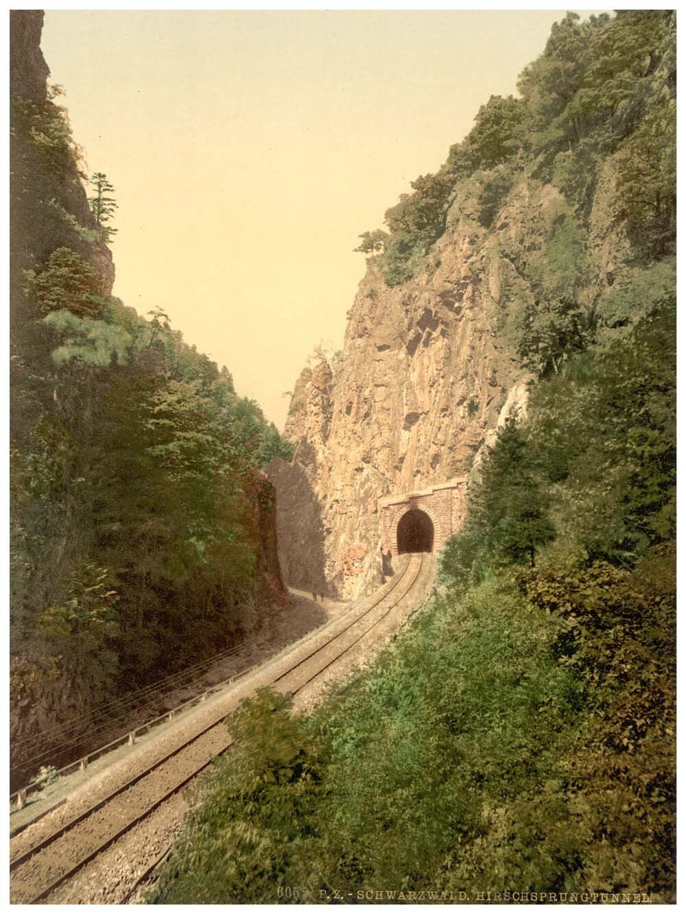 Hirschsprung R'y Tunnel, Black Forest, Baden, Germany 0400-3381