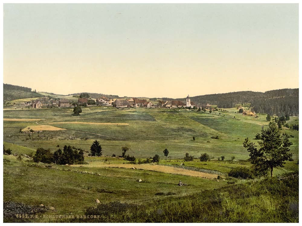 Schluchsee, general view, Black Forest, Baden, Germany 0400-3389