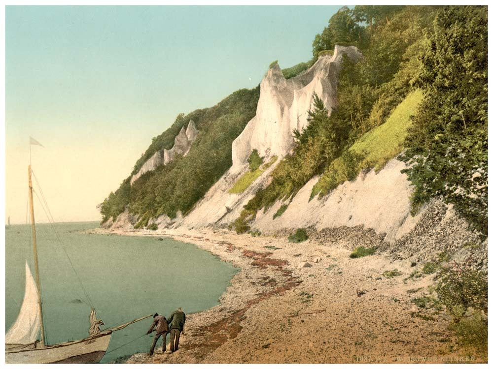 The Wissower Klinken, seen from below, Isle of Rugen, Germany 0400-3533