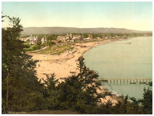 Binz, from Utkik, Isle of Rugen, Germany 0400-3534