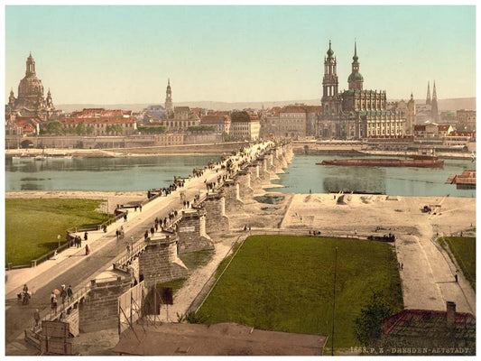 Altstadt, Dresden, seen from the Ministry of War, Saxony, Germany 0400-3544