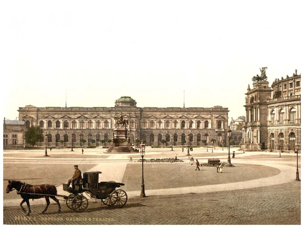 Gallery and Theatre, Altstadt, Dresden, Saxony, Germany 0400-3555