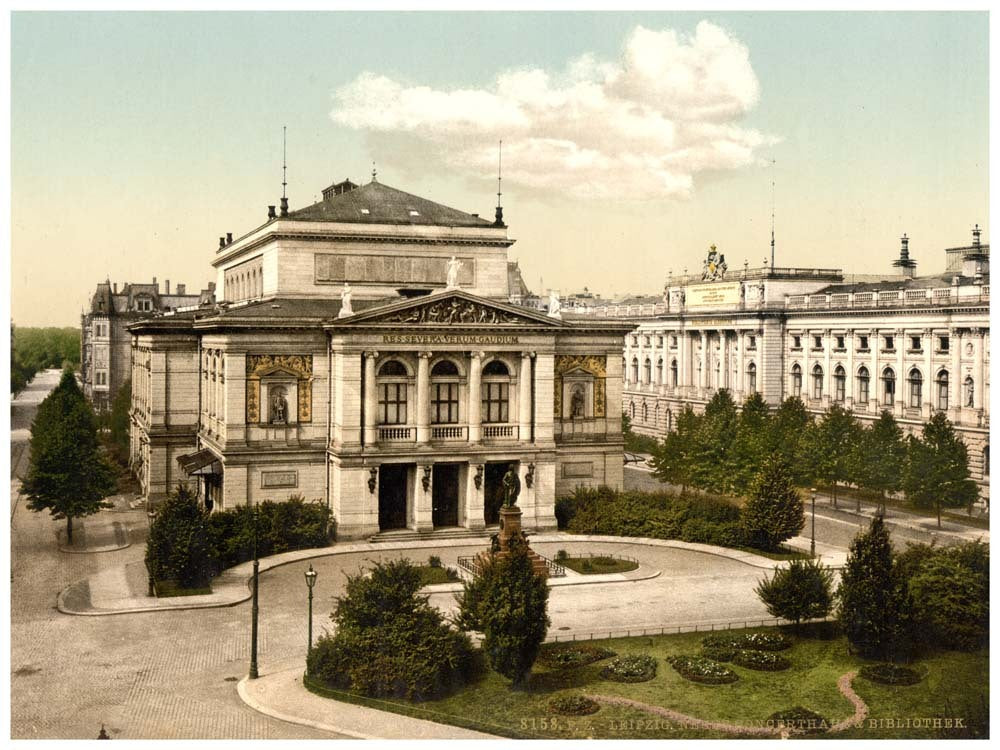 New concert room and library, Leipsig (i.e., Leipzig), Saxony, Germany 0400-3574