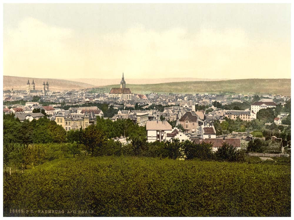 General view, Naumburg on the Saale, Saxony, Germany 0400-3579