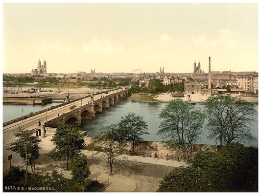 General view, Madgeburg, German Saxony, Germany 0400-3601