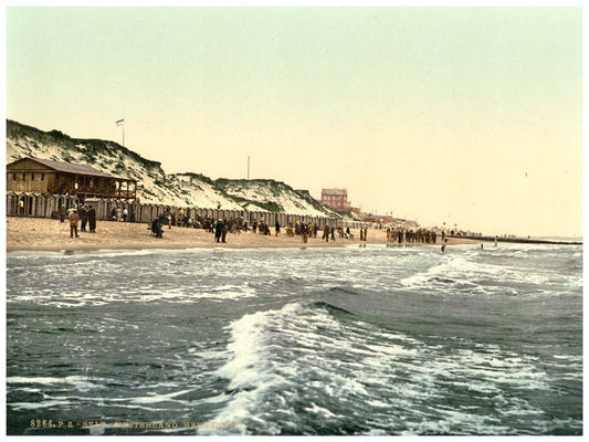 Men's bathing place, Westerland, Sylt, Schleswig-Holstein, Germany 0400-3637