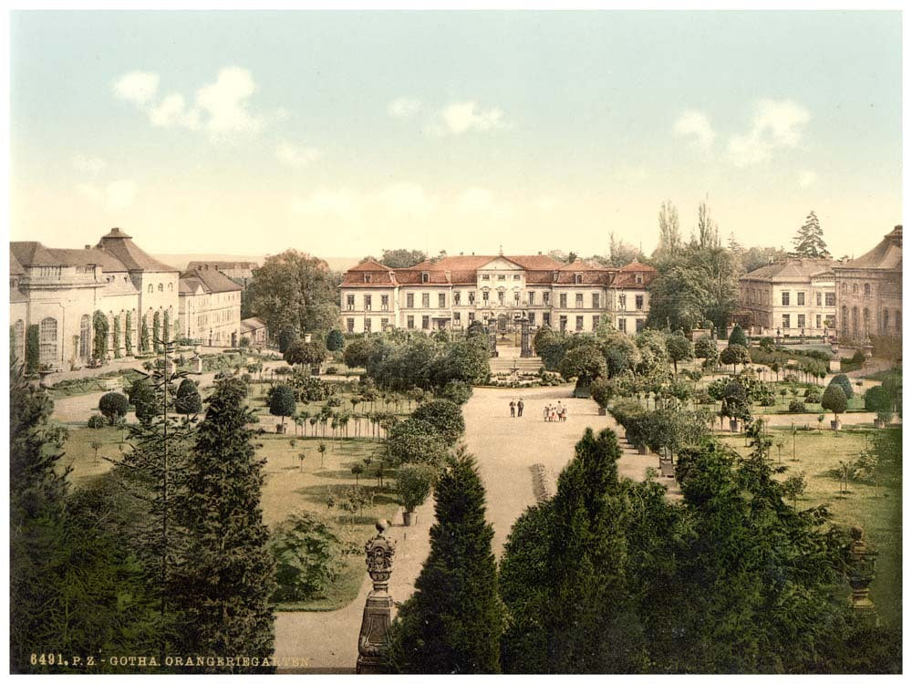 Orangery Garden, Gotha, Thuringia, Germany 0400-3687