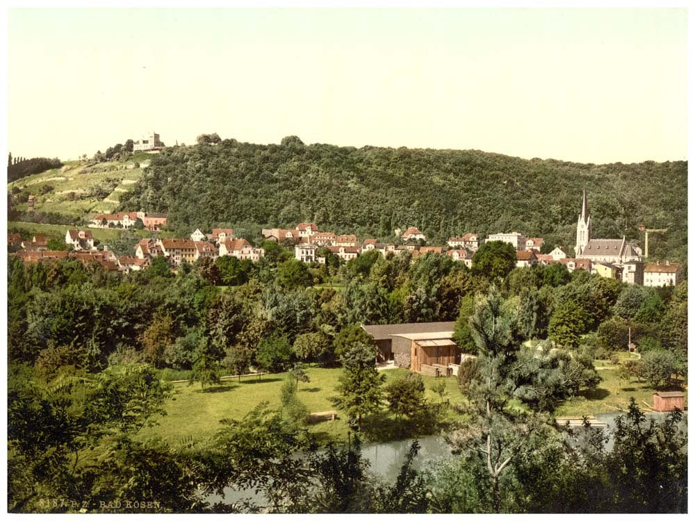 Kosen-les-Bains (i.e., Bad Kösen), Thuringia, Germany 0400-3697