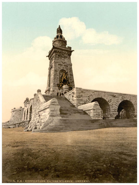 Monument of Emperor William, Kyffhauser, Thuringia, Germany 0400-3698