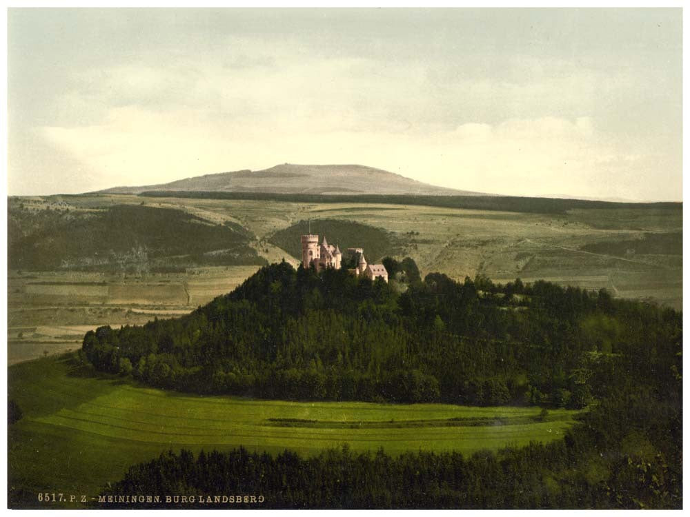 Castle of Landsberg, Meiningen, Thuringia, Germany 0400-3711