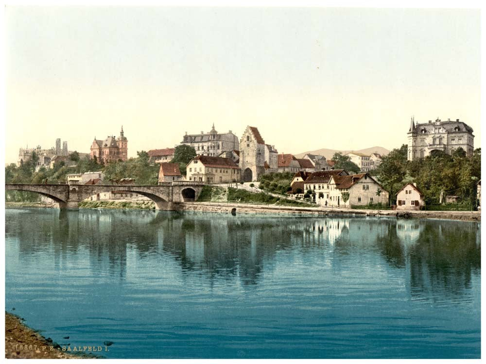 General view, I., Saalfeld, Thuringia, Germany 0400-3723