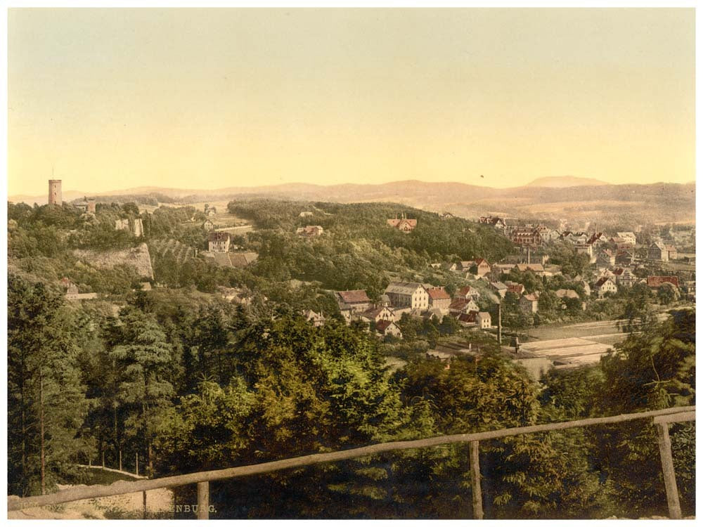 Bielefield (i.e., Bielefeld), with Sparenburg, Westphalia, Germany 0400-3755