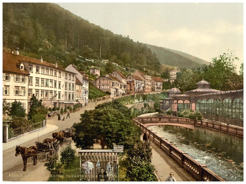 Olga Street, Wildbad, Wurtemburg, Germany 0400-3772