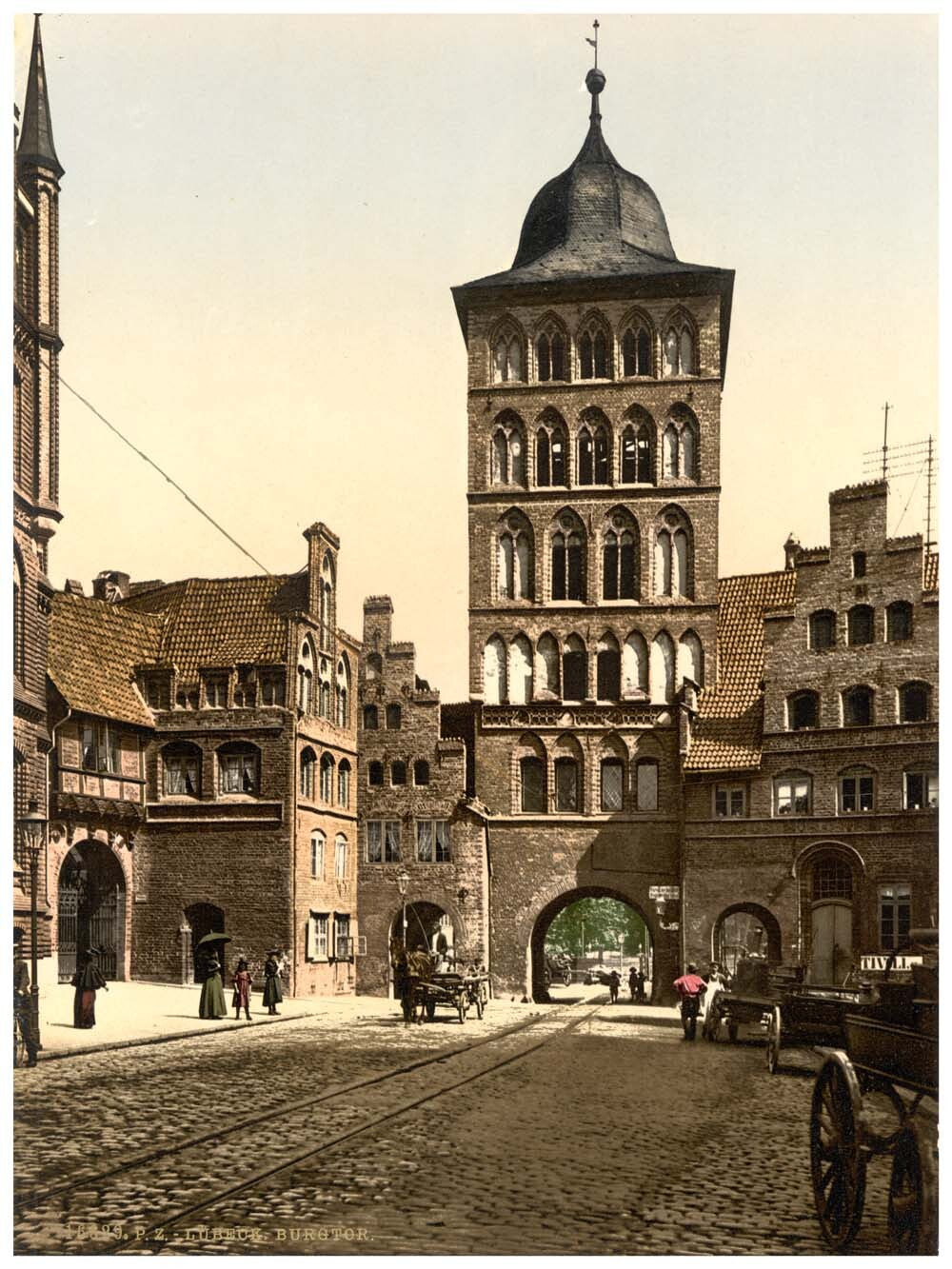 Tower arch, Lubeck, Germany 0400-3795