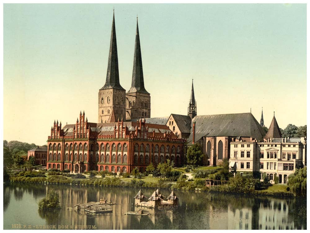 The cathedral and museum, Lubeck, Germany 0400-3797