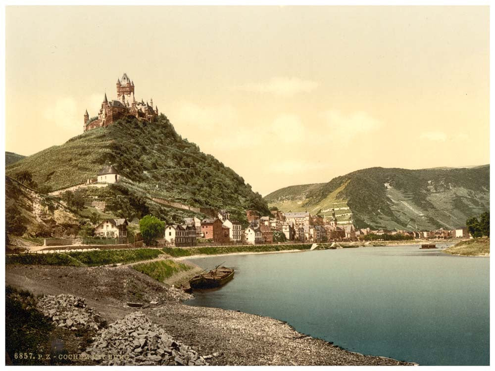 Cochem and castle, Moselle, valley of, Germany 0400-3815