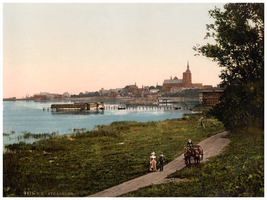 General view, from Promenade, Stralsund, Pomerania, Germany 0400-3855