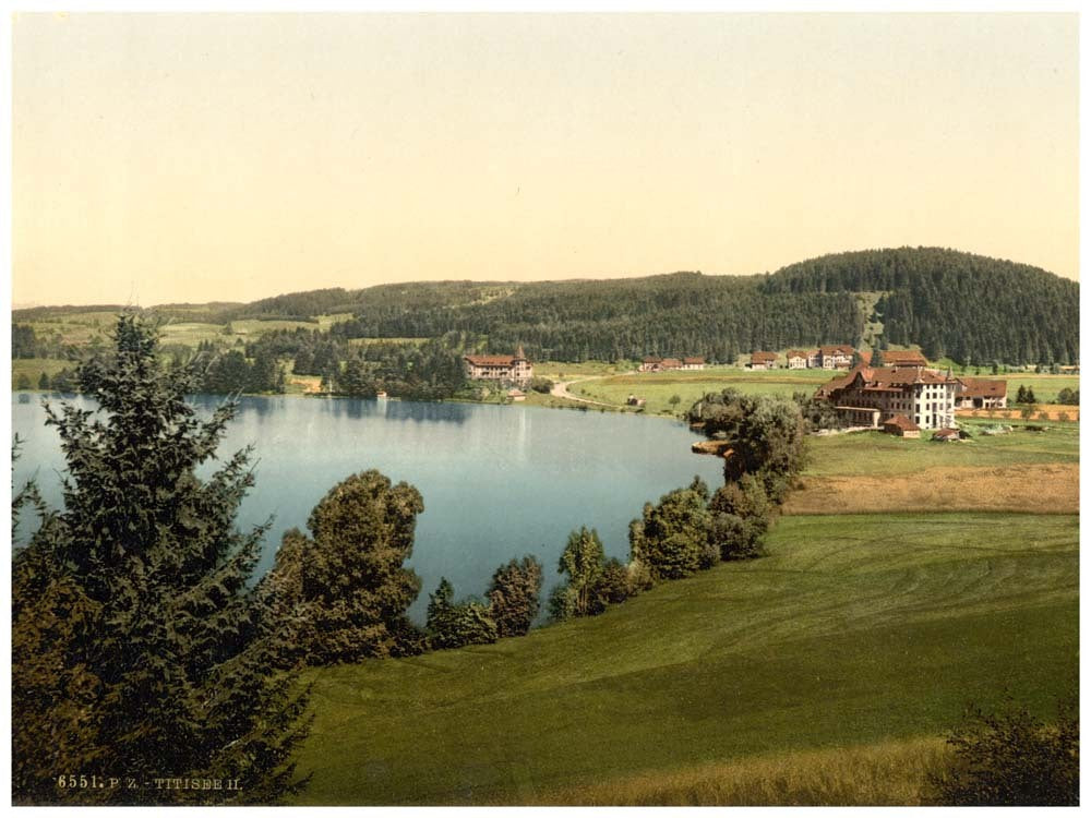 Titisee, general view, Black Forest, Baden, Germany 0400-3881