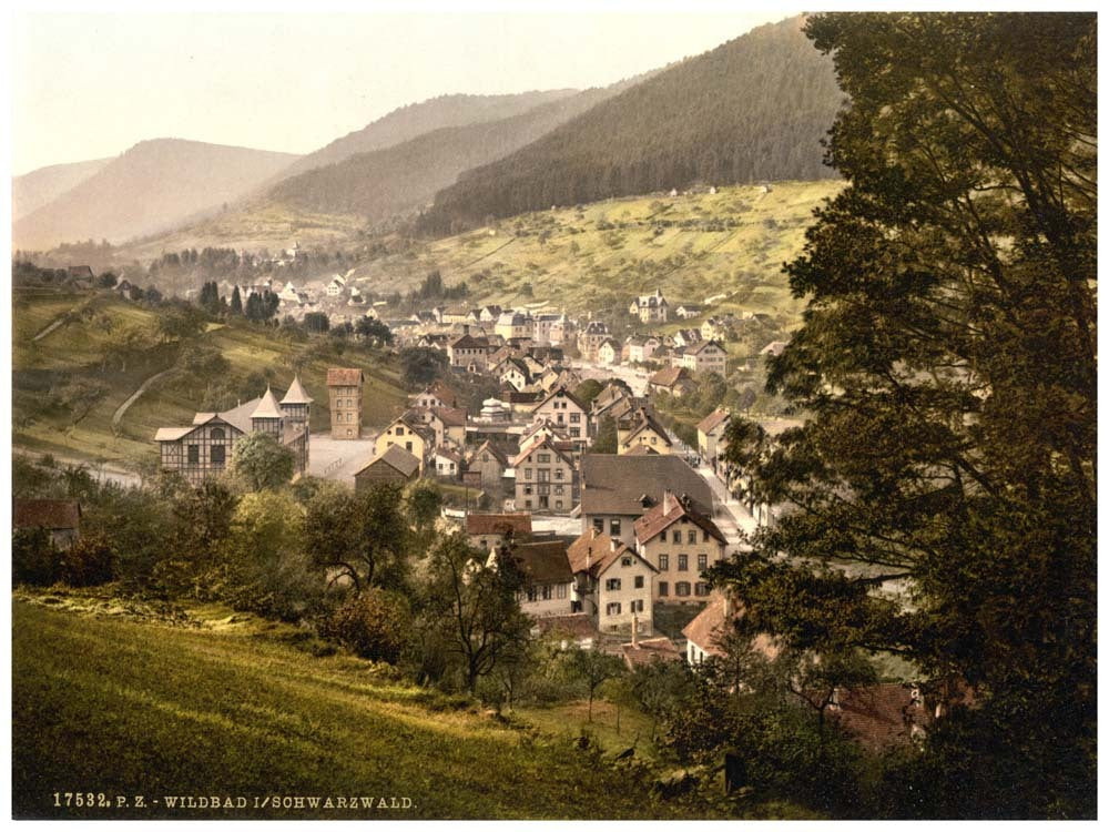 Wildbad, Black Forest, Baden, Germany 0400-3890