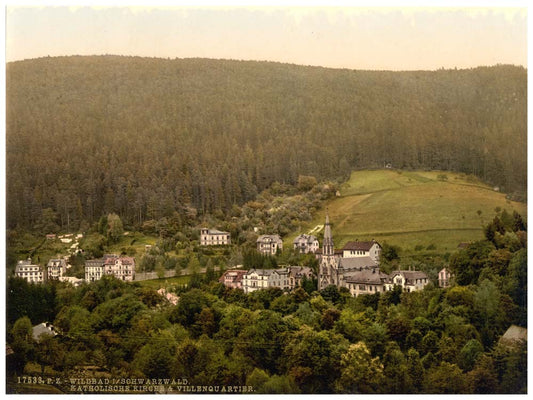 Church, Wildbad, Black Forest, Baden, Germany 0400-3891