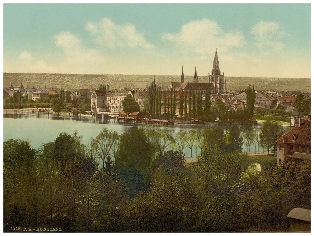 General view from the hotel, Constance (i.e. Konstanz), Baden, Germany 0400-3897