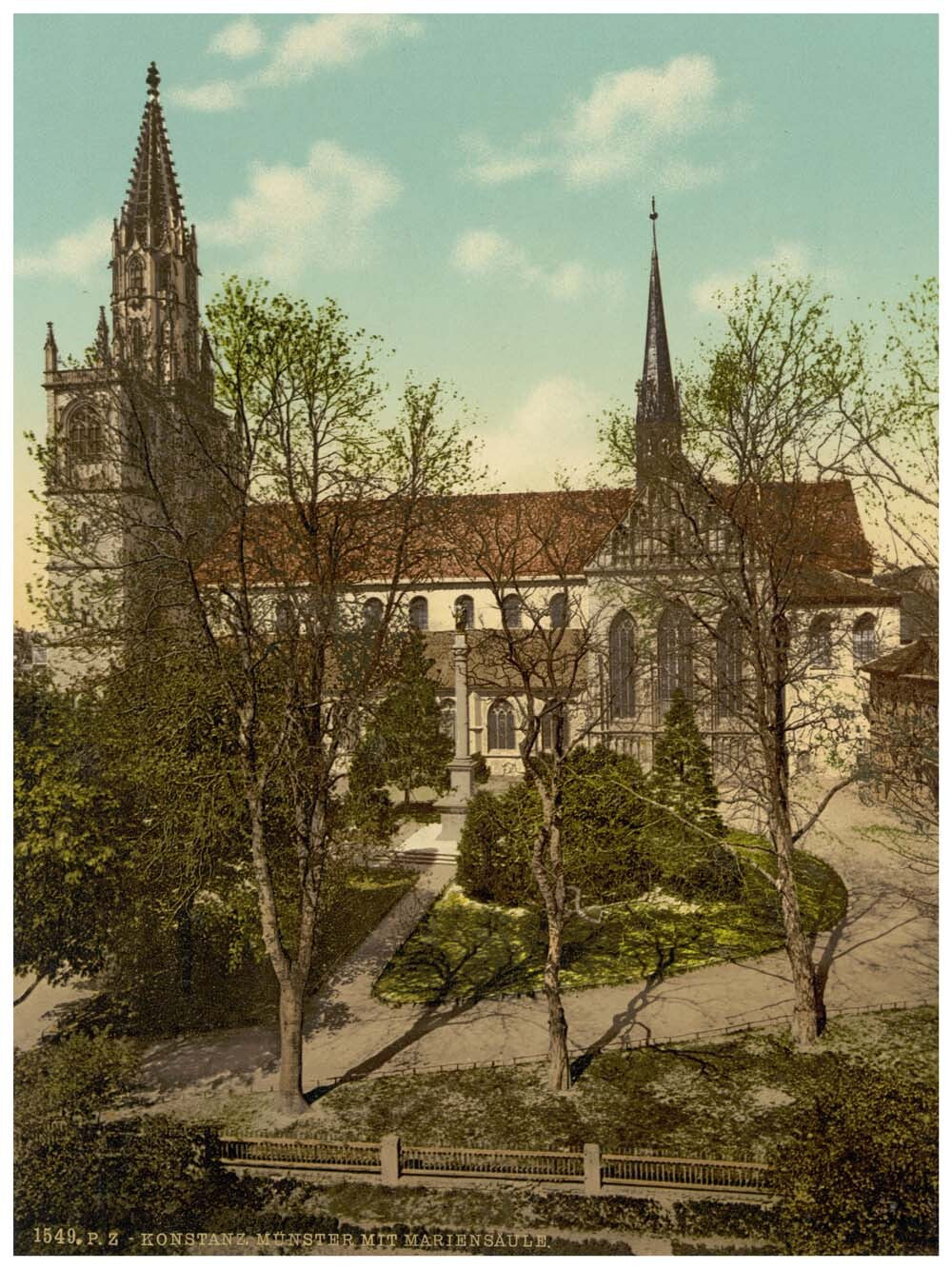 The Cathedral and Column of Mary, Constance (i.e., Konstanz), Baden, Germany 0400-3900